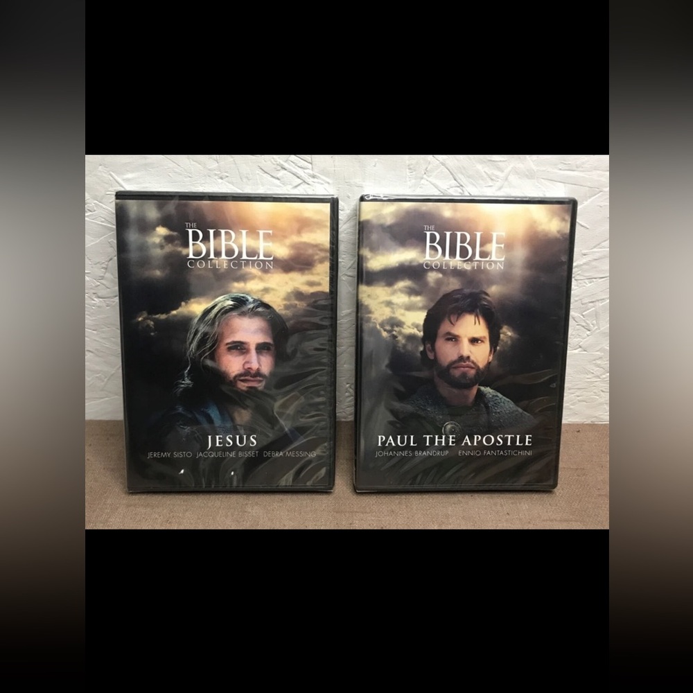 New Lot of 2 DVDs: The Bible Collection - Jesus & Paul the Apostle